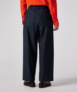 Paul Smith デニム ライク ウール パンツ ネイビー