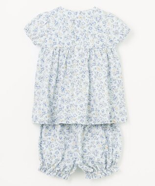 組曲 KIDS 【80-90㎝】サクラララ セットアップ サックスブルー系5