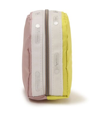 LeSportsac SQ ESSENTIAL COSMETIC/シルバーピンク/ライムライトC シルバーピンク/ライムライトC