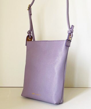 Hekhèr Le Style de Vie 新色追加【日本製】シュリンクレザー ショルダーバッグ ラベンダー