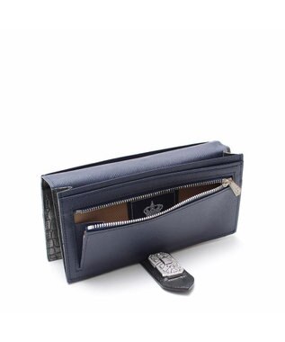 A.D.M.J. 【牛革】ヴィッテリグリシャムウェンディアールデコウォレット ガンメタ