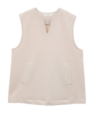 AMERICAN HOLIC ＳＥＴ　リブニットプルオーバー＋ポンチベスト Light Beige