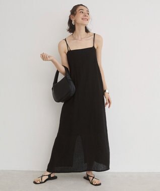 WEGO 【ANGIE VINTAGE】メッシュキャミワンピース ブラック