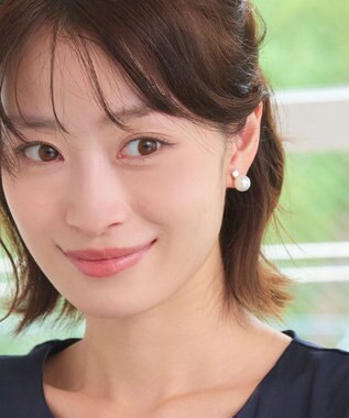 Tiaclasse 【選べる2TYPEデザイン】【金属アレルギー対応】 【養殖パール】  ワンポイントパールピアス＆イヤリング イヤリング：ピンクゴールド