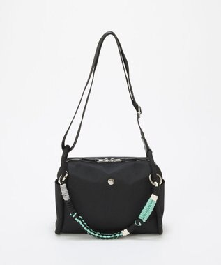 TOPKAPI 【Breath TOPKAPI】コードチャーム付き ショルダーバッグ ブラック