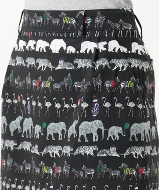 23区GOLF 【WOMEN】【ストレッチ】オリジナルパレード柄 クールメッシュスカート ブラック系5