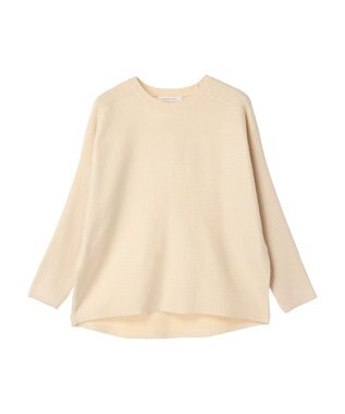 AMERICAN HOLIC バイパチ袖リブラグランニットプルオーバー Ivory