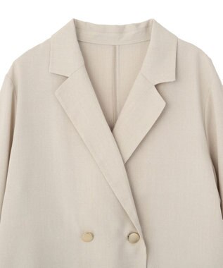 earth music&ecology 【予約】アソート金ボタンジャケット エクリュ