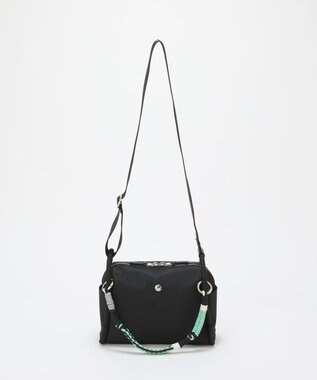 TOPKAPI 【Breath TOPKAPI】コードチャーム付き ショルダーバッグ ブラック