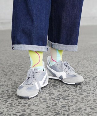 nitorito 【UNISEX】米沢オリジナル柄 nuts 靴下 yellow