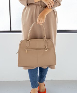 組曲 【A4対応】 ボストンバッグ Large ベージュ系