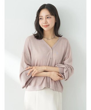 earth music&ecology シアーカーディガン Pink