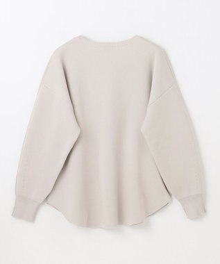 ANY ミラノリブニットプルオーバー グレージュ