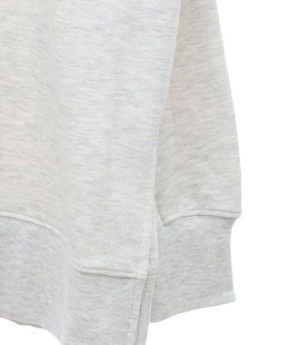 Green Parks 裏毛エンブレムパーカーチュニック Oatmeal