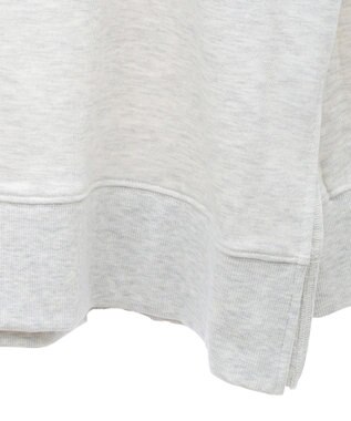 Green Parks 裏毛エンブレムパーカーチュニック Oatmeal