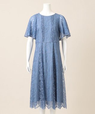 23区 【APPLAUDIR】エアリーレース ドレス ブルー