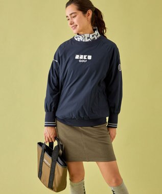 23区GOLF 【WOMEN】【ストレッチ】ポンチ スカート カーキ系