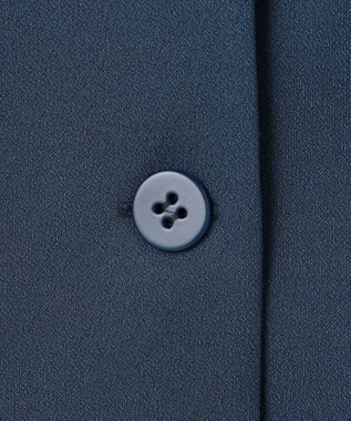 ICB 【CLASSY.掲載・裏起毛】 ウォームサテン カーディガンブラウス ブルーグレー系