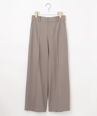 ANY SIS ビューティサーモ2WAYストレッチ ワイドパンツ グレージュ