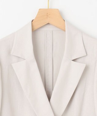 組曲 リネンレーヨン ジャケット グレージュ系