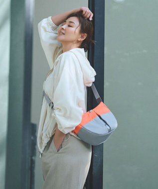 Y'SACCS Y’SACCS×SHIHO　COLONE(コロン）コンビカラーショルダーバッグ オレンジ