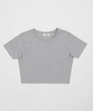 WEGO 【7色/SMLサイズ展開】コンパクトフィットT 杢グレー