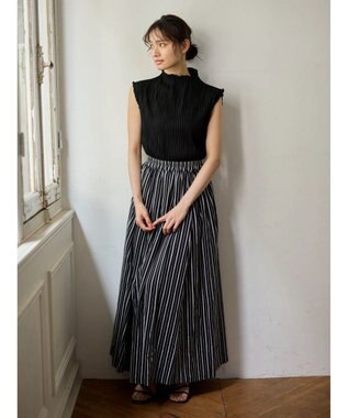 Green Parks ・Ｐｅｔｉｔ　Ｆｌｅｕｒ　ウェーブメロープルオーバー Black