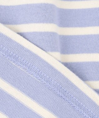 組曲 KIDS 【150-160㎝】ボーダー ワンピース サックスブルー系1