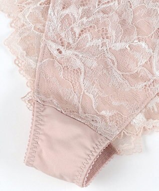 WACOAL Ｔバック ショーツ 【ハグするブラ】 BXB418とペア はきこみ丈あさめ バックのかぶりが広め ソング レディース PXB418 /ワコール ピーチ