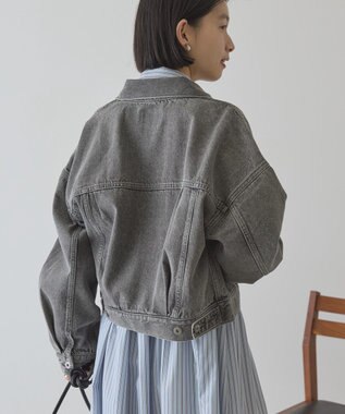 AMERICAN HOLIC ショート丈デニムジャケット Gray