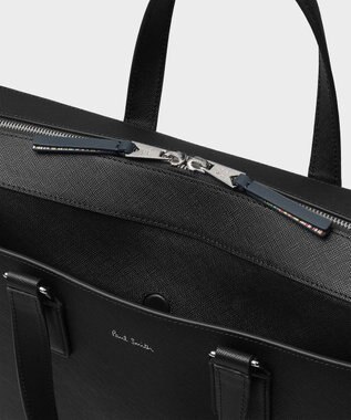 Paul Smith シグネチャーストライププラー ブリーフケース ブラック