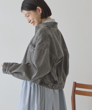 AMERICAN HOLIC ショート丈デニムジャケット Gray