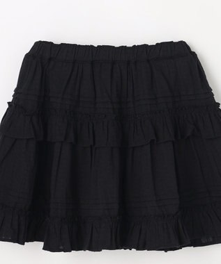 ANY KIDS 【洗濯機可能】カラミドビー ティアードスカパン ブラック