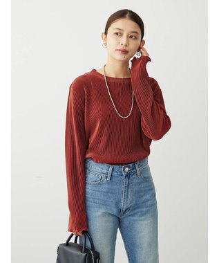 Green Parks ミニプリーツプルオーバー Orange