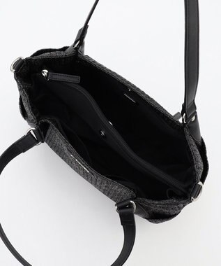 LA BAGAGERIE つまみハンドル　サマー2wayトートバッグ ブラック