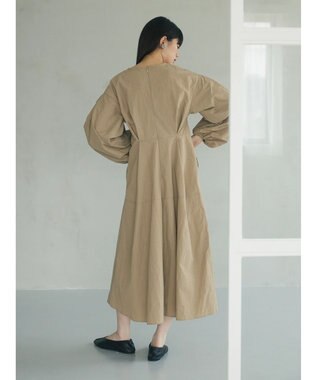 Green Parks armonia．ウエストタックワンピース Beige