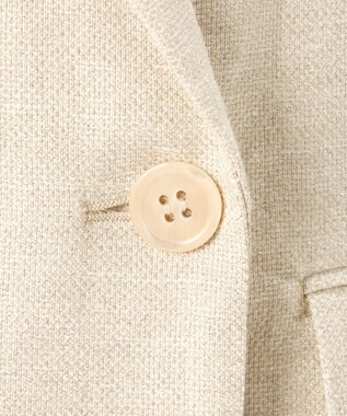 23区 【GOLD LABEL】GIOTEXリネンスパーク ダブルジャケット ベージュ系