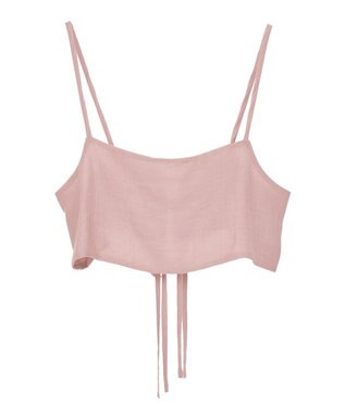 Green Parks ＳＥＴ２点シアーシャツ＋ビスチェ Pink