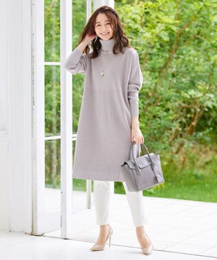 洗える 体型カバーも叶うオーバーニットワンピース Tiaclasse ファッション通販 公式通販 オンワード クローゼット