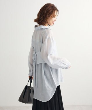 Green Parks ＳＥＴ２点シアーシャツ＋ビスチェ Light Gray