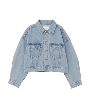 AMERICAN HOLIC ショート丈デニムジャケット Light Indigo