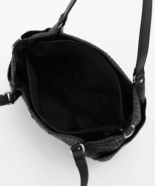 LA BAGAGERIE つまみハンドル　サマー2wayトートバッグ ブラック