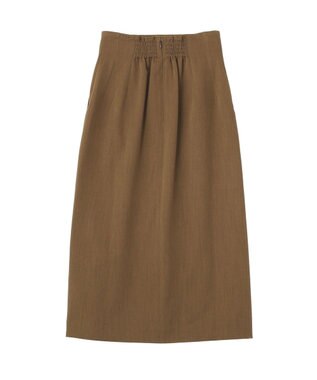 YECCA VECCA ドライタッチナロースカート Brown