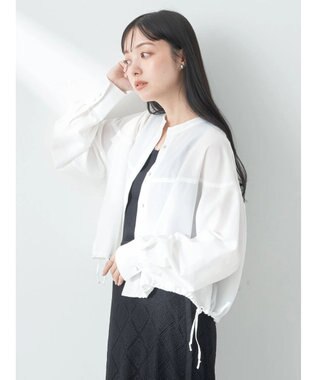 earth music&ecology シャツブルゾン Off White