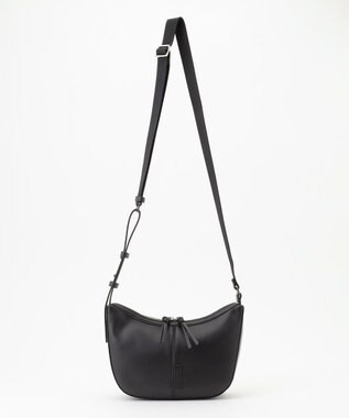 Y'SACCS ハーフムーンボディショルダーバッグ ブラック