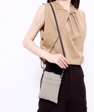 airlist 【軽量・エコ素材】スマホポシェット  Linere リンネル グレージュ