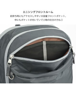 ACE BAGS & LUGGAGE W&.Day/Night モルテルン ラウンドリュック A4サイズ 13.3インチPC収納 20491 ダブルアンド グレー