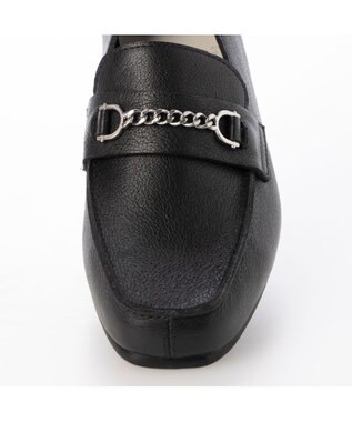 ing <ing>【WEB限定】【サスティナブルシリーズ】モカシンビットローファー ブラック