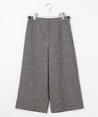 J.PRESS LADIES S ラメツイード クロップド パンツ グレー系