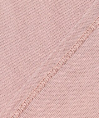 ICB L 【洗える】リヨセルカシミヤスムース ボートネックカットソー ヘイズピンク系